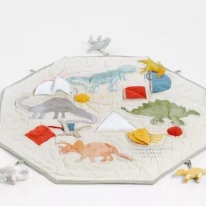 Crate and barrel kids Dinosaur Play Mat with Pockets
